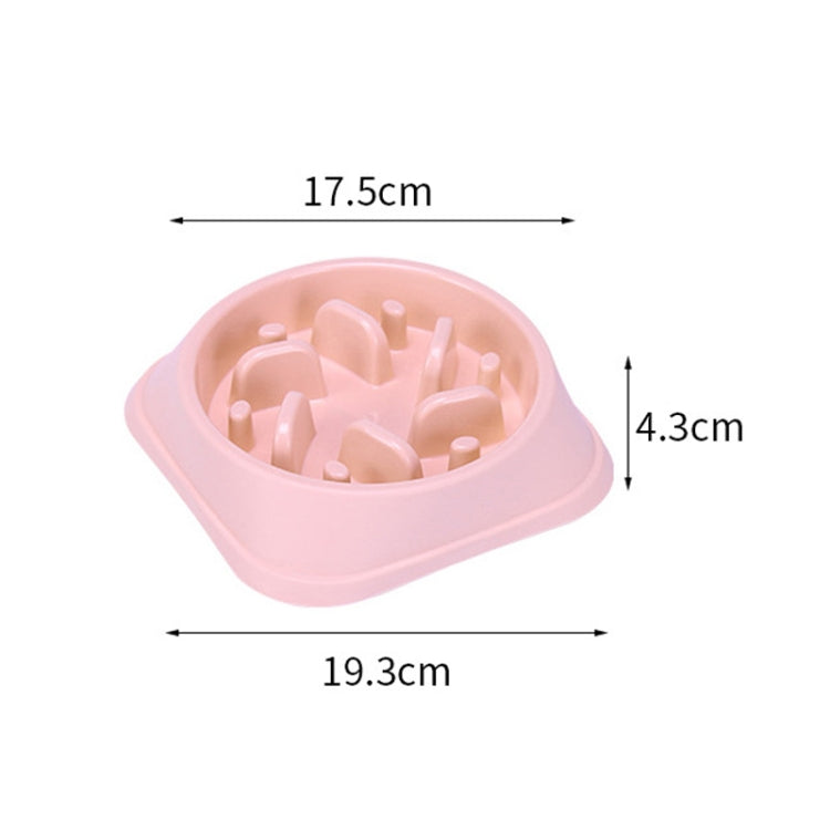 3 PCS Pet Anti-Choke Bowl Slow Food Cat and Dog Food Bowl, Specification: Boxed