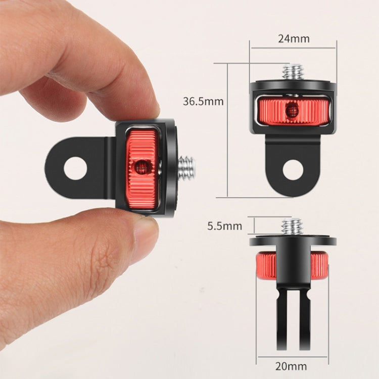 1/4 Inch Screw Converter Tripod Adapter for Sport Camera