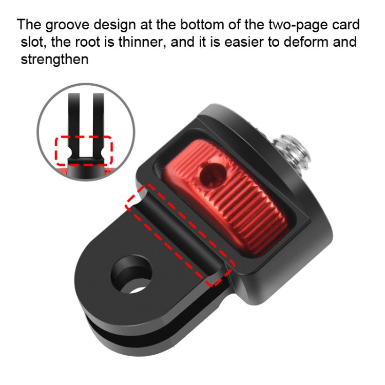 1/4 Inch Screw Converter Tripod Adapter for Sport Camera