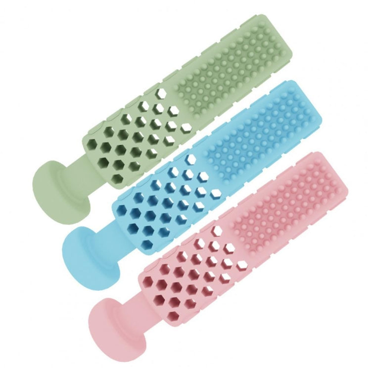 2 PCS Washing Board Toothpaste Shape Bite Toys TPR Dog Teething Stick