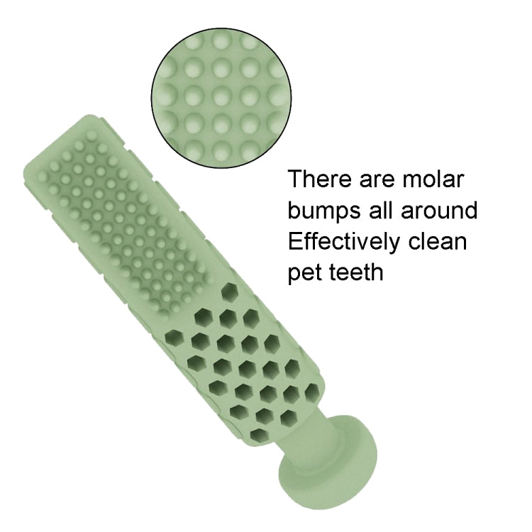 2 PCS Washing Board Toothpaste Shape Bite Toys TPR Dog Teething Stick