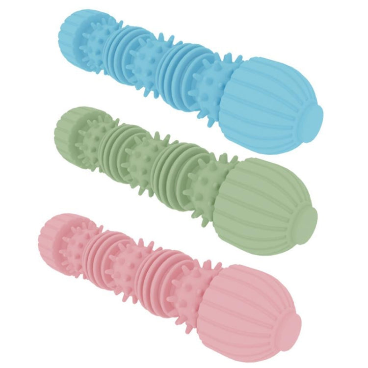 2 PCS Pet Caterpillar Shape Toy Dog Interactive Chewing Teeth Wear-Resistant Stick