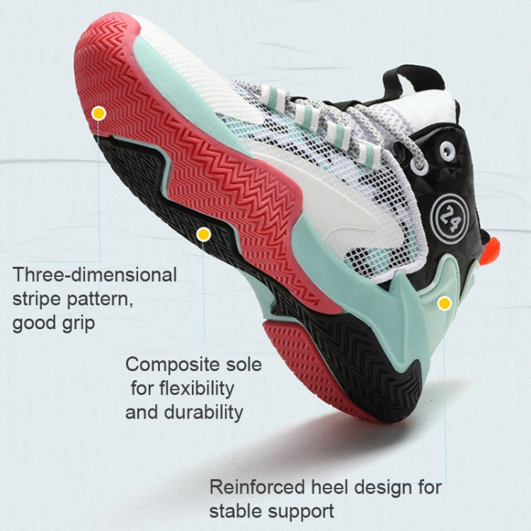 Children Basketball Shoes Spring and Summer Mesh Breathable Sports Shoes, Size:
