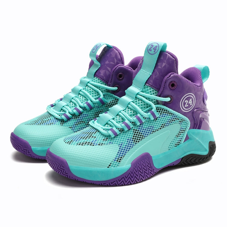 Children Basketball Shoes Spring and Summer Mesh Breathable Sports Shoes, Size: