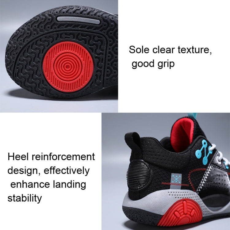 Breathable Basketball Shoes for Children Aged 7-12, Size: