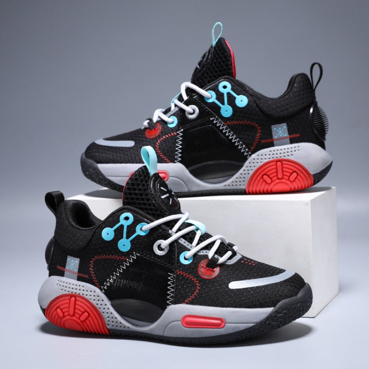 Breathable Basketball Shoes for Children Aged 7-12, Size:
