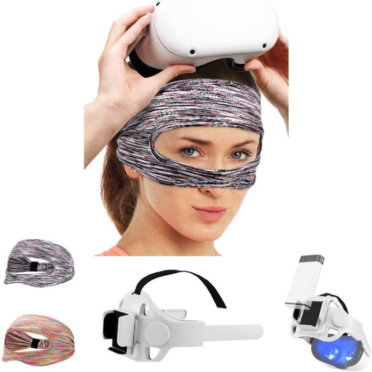 VR Eye Mask Elastic Breathable Sweat-absorbing Headband Non-slip Head-mounted Mask