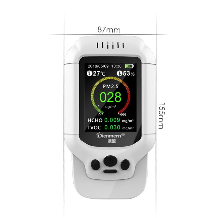 DM502 Formaldehyde TVOC Detector PM2.5 Dust Tester
