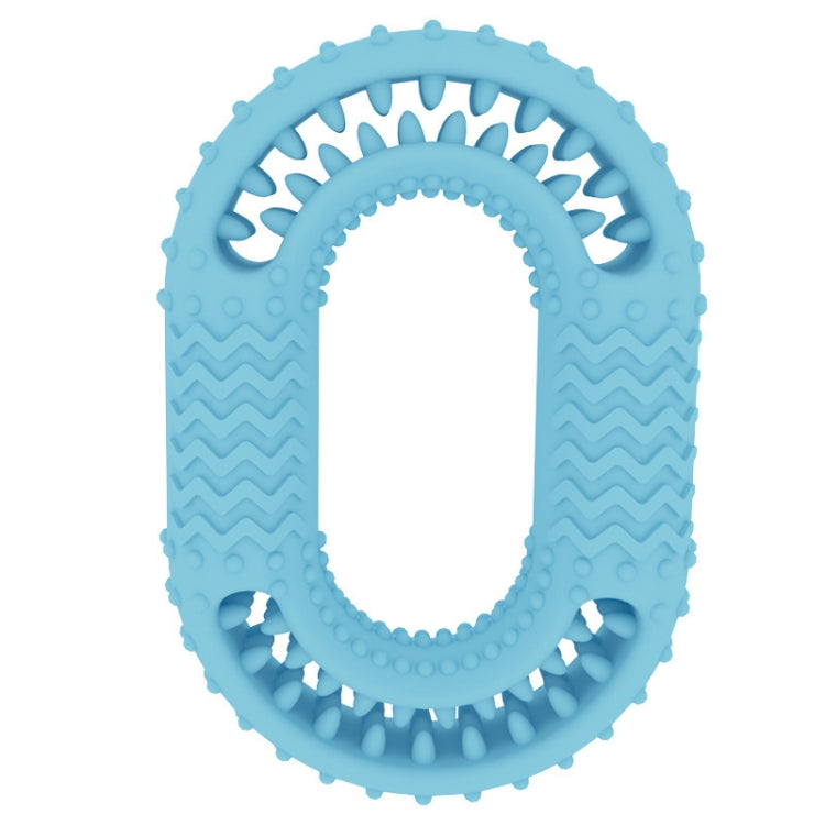 2 PCS Dog Circle Clean Teeth Fun Interactive Training Biting Toys