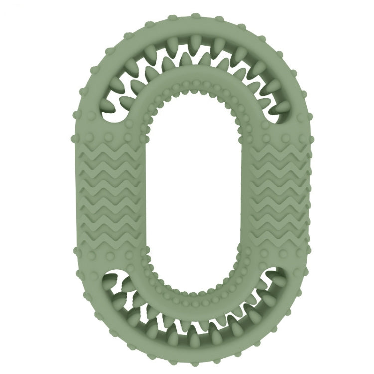 2 PCS Dog Circle Clean Teeth Fun Interactive Training Biting Toys