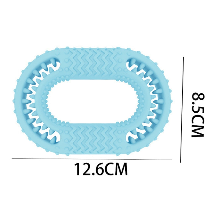 2 PCS Dog Circle Clean Teeth Fun Interactive Training Biting Toys