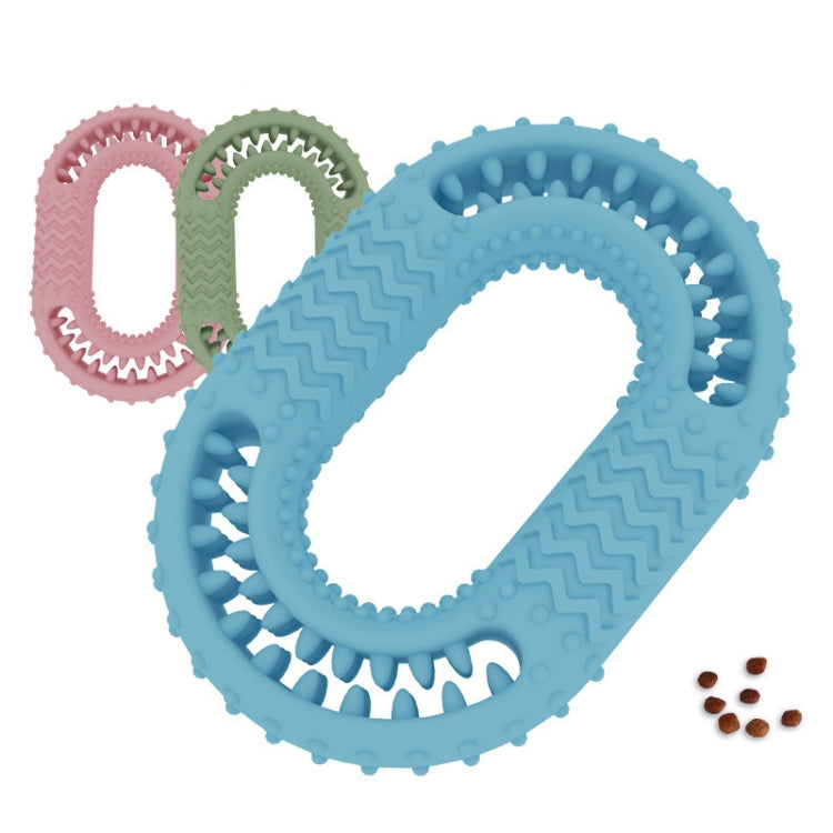 2 PCS Dog Circle Clean Teeth Fun Interactive Training Biting Toys