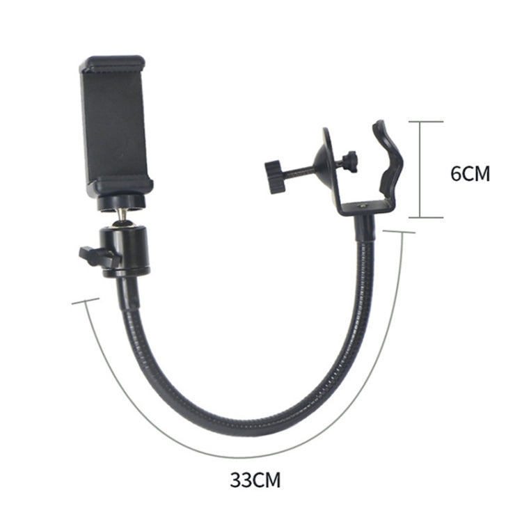 RG-10 Microphone Phone Live Hose Holder, Spec: Code Hose+U-shaped Clip
