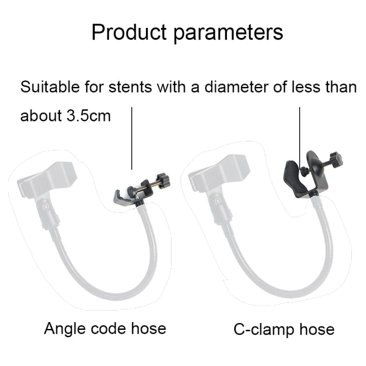 RG-10 Microphone Phone Live Hose Holder, Spec: Code Hose+Bottle Clip