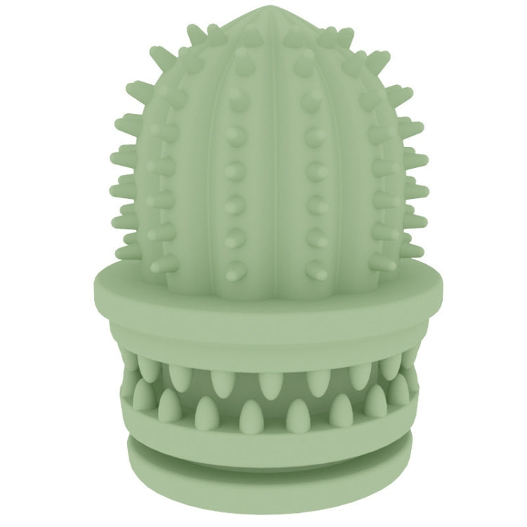 2 PCS Pet Cleaning Teeth TPR Cactus Lightweight Bite-resistant Educational Toys
