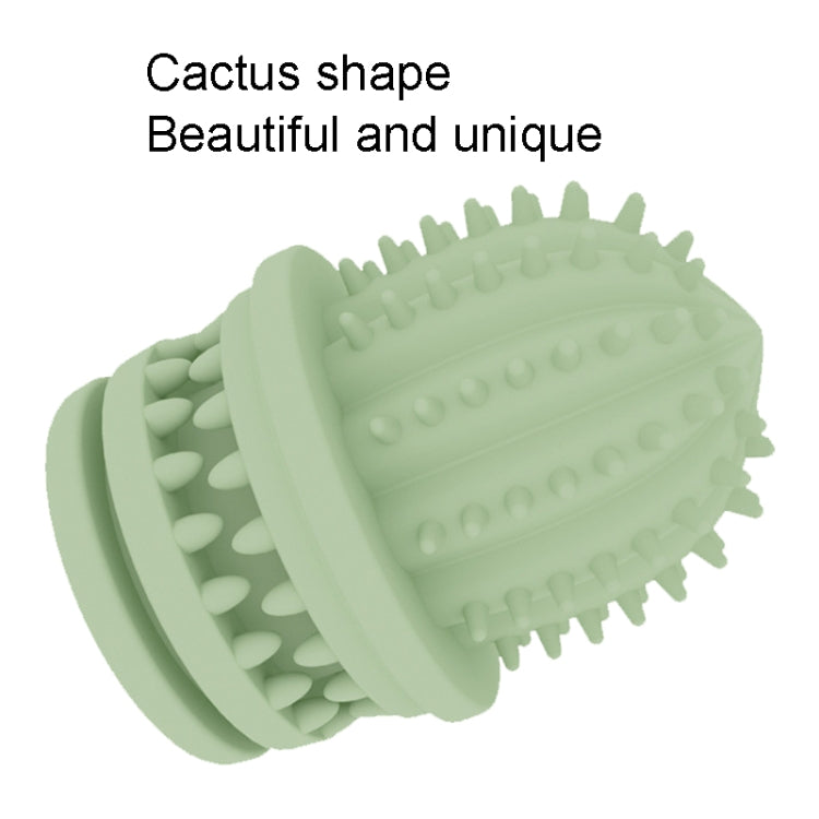 2 PCS Pet Cleaning Teeth TPR Cactus Lightweight Bite-resistant Educational Toys