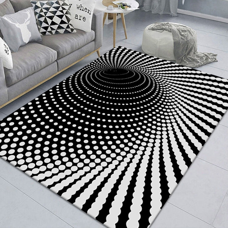 3D Geometric Stereo Trap Vision Living Room Bedroom Carpet, Size: 50x80cm