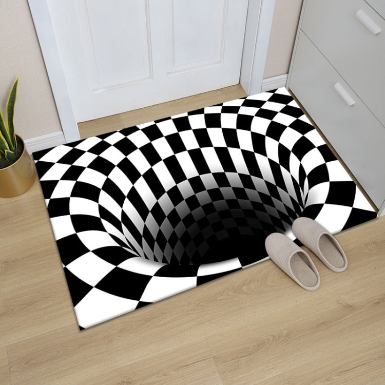 3D Geometric Stereo Trap Vision Living Room Bedroom Carpet, Size: 50x80cm