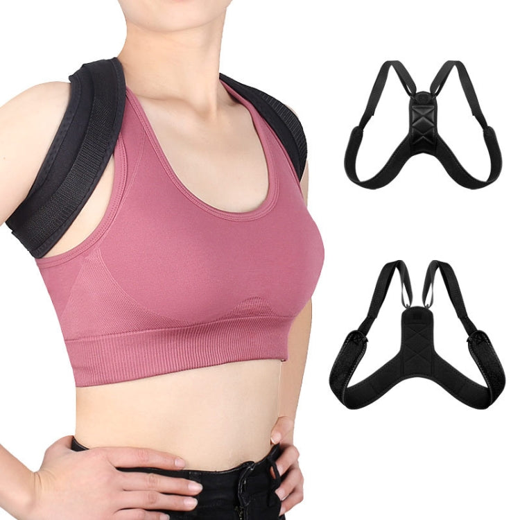 Comfortable and Breathable Adjustable Posture Correction Belt(Black)