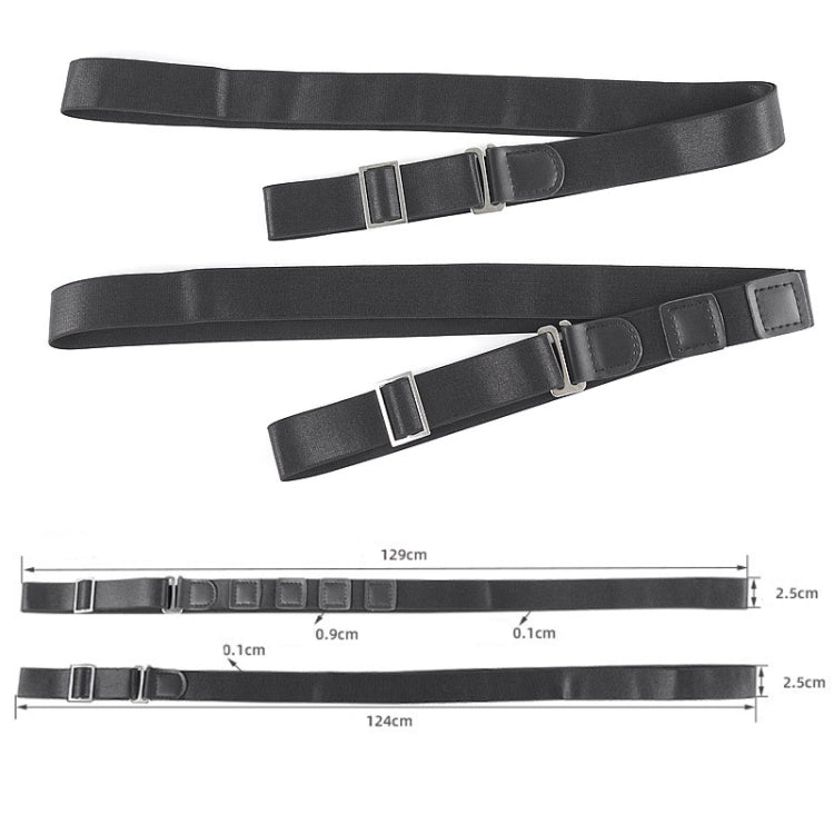 2 PCS Shirt Fixed Anti -slip Anti -wiring Fixed Hidden Belt, Style: Leather Model