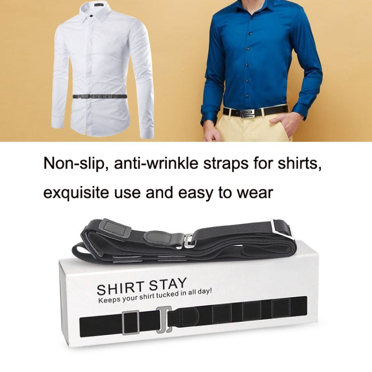 2 PCS Shirt Fixed Anti -slip Anti -wiring Fixed Hidden Belt, Style: Leather Model