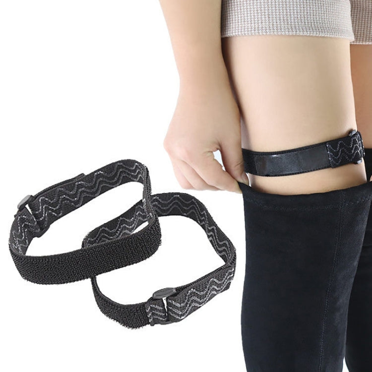 5 Sets Female Anti-Drop Boots Strap Scratch Non-slip Over Knee Strap(Black)