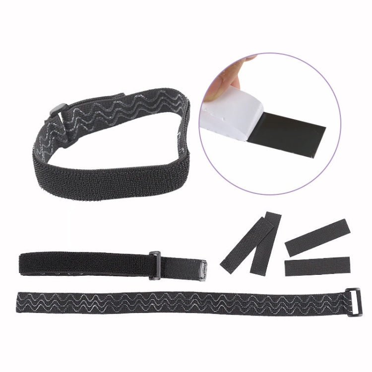 5 Sets Female Anti-Drop Boots Strap Scratch Non-slip Over Knee Strap(Black)