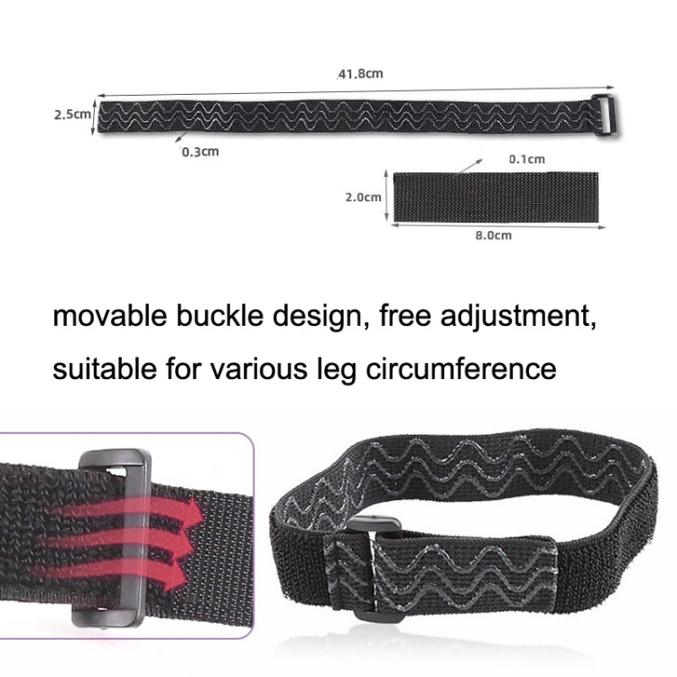 5 Sets Female Anti-Drop Boots Strap Scratch Non-slip Over Knee Strap(Black)