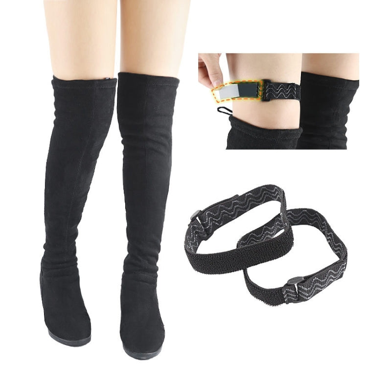 5 Sets Female Anti-Drop Boots Strap Scratch Non-slip Over Knee Strap(Black)