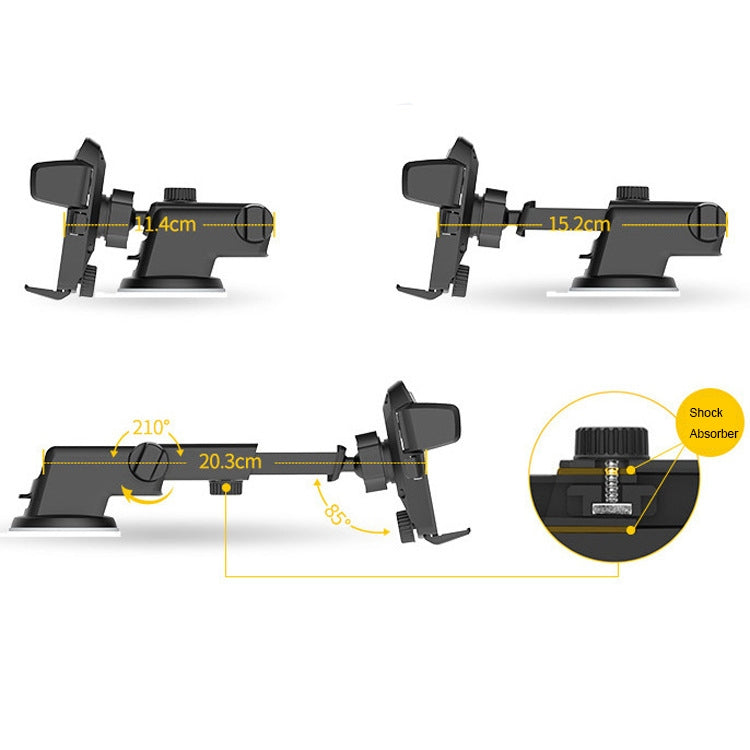 Multifunctional Telescopic Car Phone Holder