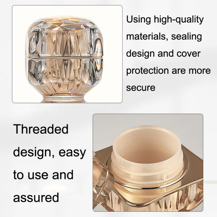 JG0111 Cosmetic Cream Essence Lotion Press Type Dispense Acrylic Bottle, Capacity: 30G
