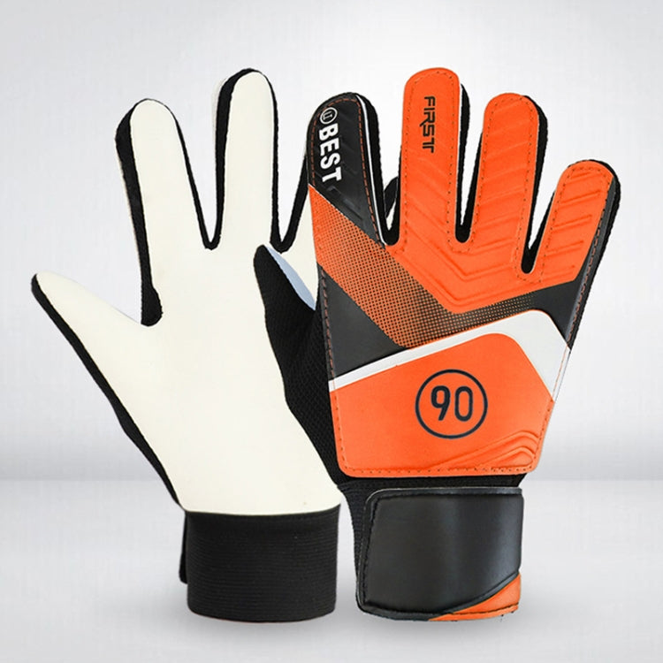 Children Football Goalkeeper Glove Latex Anti-Collision Goalkeeper Gloves, Size: 7