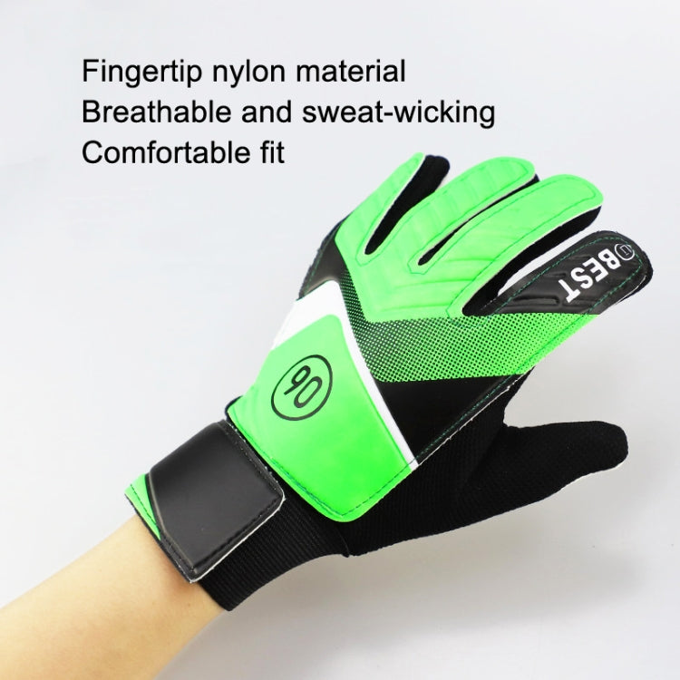 Children Football Goalkeeper Glove Latex Anti-Collision Goalkeeper Gloves, Size: 7