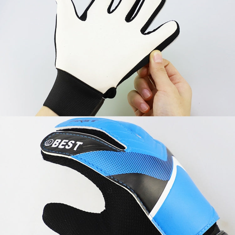 Children Football Goalkeeper Glove Latex Anti-Collision Goalkeeper Gloves, Size: 7