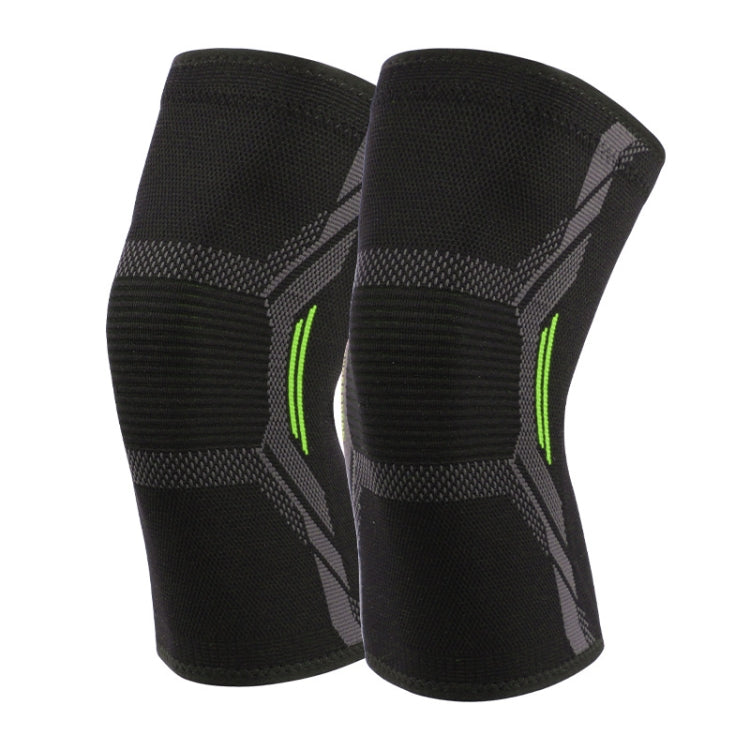 1 Pair Nylon Sports Protective Gear Four-way Stretch Knit Knee Pads, Size: S