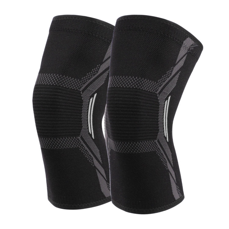 1 Pair Nylon Sports Protective Gear Four-way Stretch Knit Knee Pads, Size: S