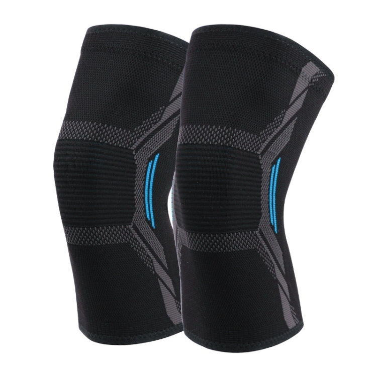 1 Pair Nylon Sports Protective Gear Four-way Stretch Knit Knee Pads, Size: S