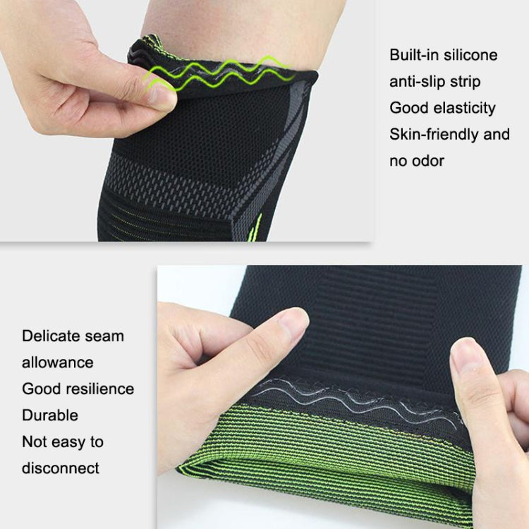 1 Pair Nylon Sports Protective Gear Four-way Stretch Knit Knee Pads, Size: S