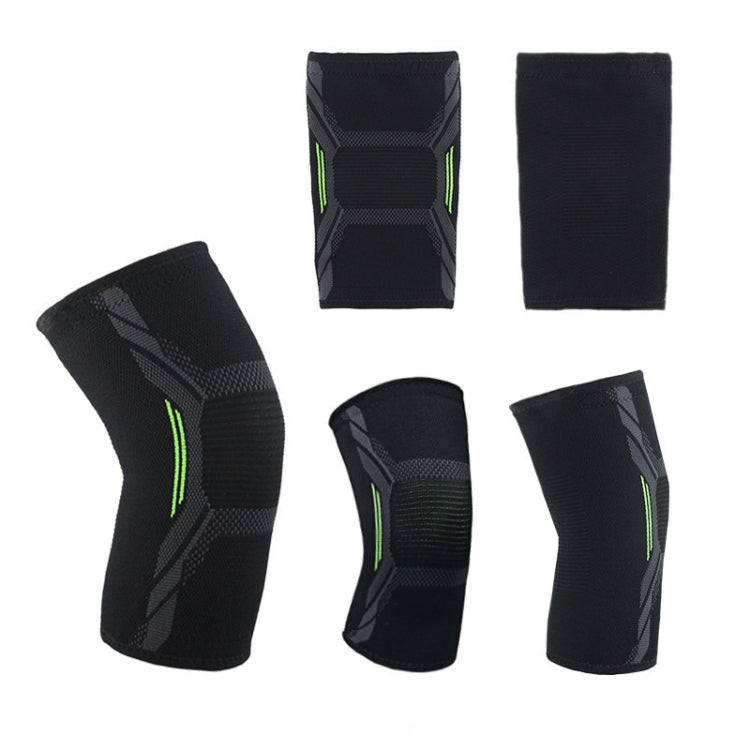 1 Pair Nylon Sports Protective Gear Four-way Stretch Knit Knee Pads, Size: S