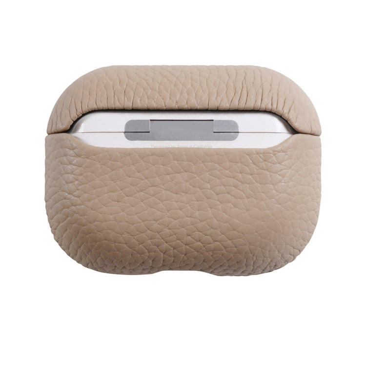 All-Inclusive Style Lychee Grain Cowhide Earphone Case  For AirPods 3