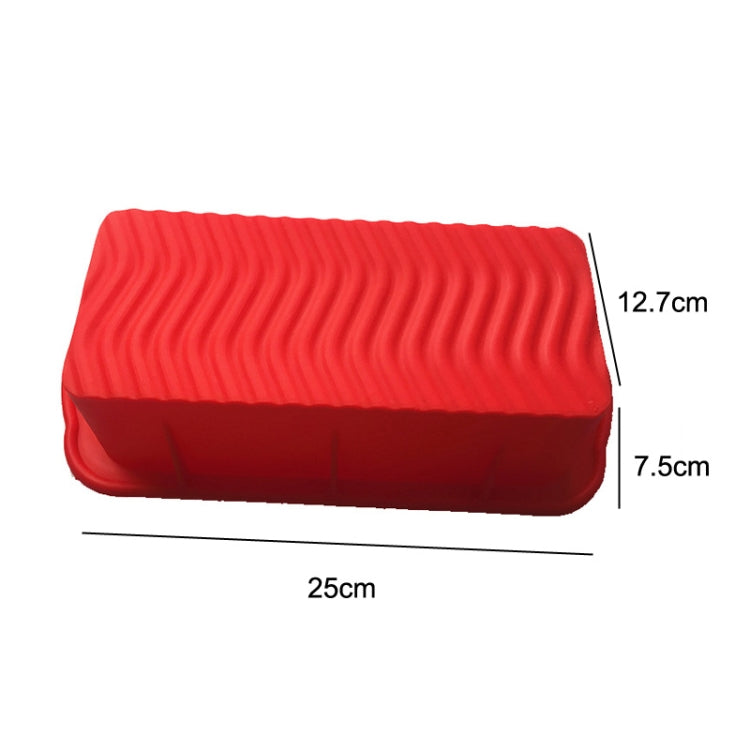 2 PCS Silicone Pizza Toast Box Long Cake Mold