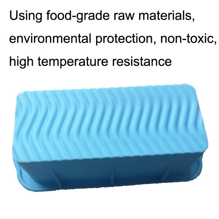 2 PCS Silicone Pizza Toast Box Long Cake Mold
