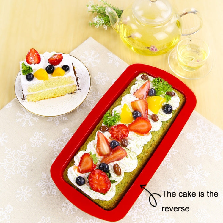 2 PCS Silicone Pizza Toast Box Long Cake Mold