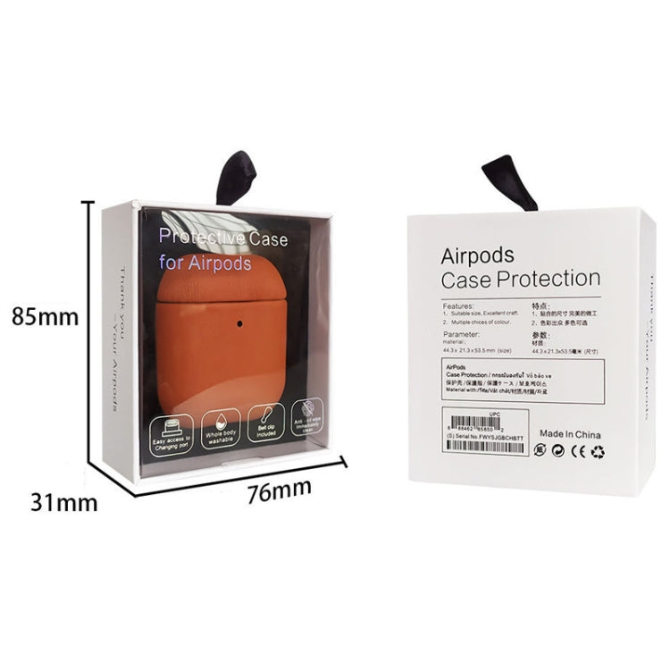 All-inclusive PU Earphone Protective Case For AirPods 1/2