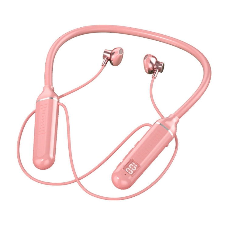 YD-36 Wireless Bluetooth Neck-mounted Earphone with Digital Display Function