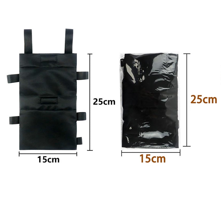Mobile Phone Key Debris Storage Bag Water Bottle Bag for Crutches(Black)