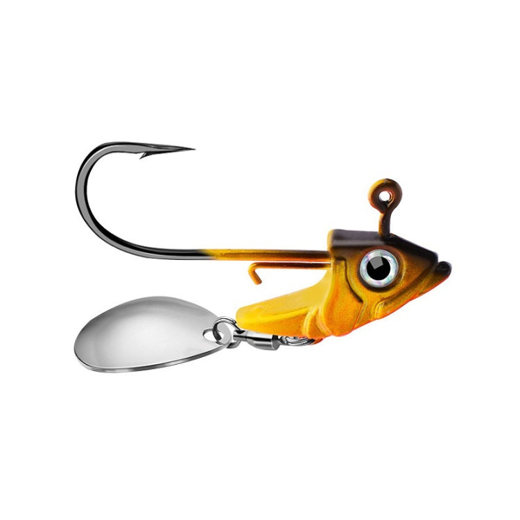 5 PCS Lead Material Fish Shape Anti-hanging Bottom Hook, Specification: 15g
