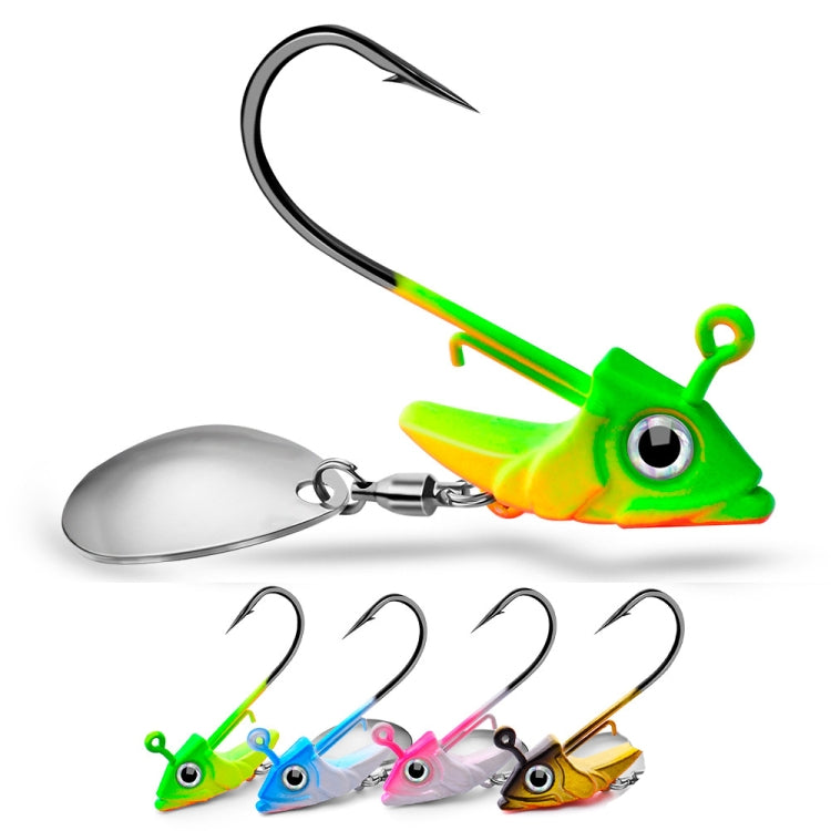 5 PCS Lead Material Fish Shape Anti-hanging Bottom Hook, Specification: 15g