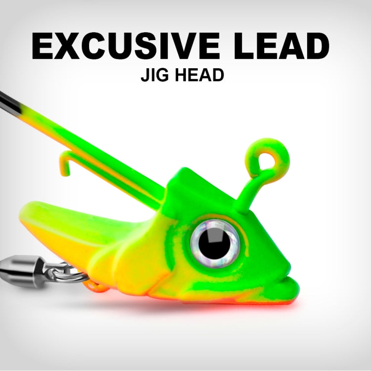 5 PCS Lead Material Fish Shape Anti-hanging Bottom Hook, Specification: 15g