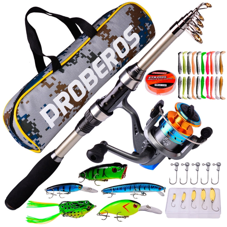 Long-throw Fishing Rod Fishing Reel Fishing Bag Bait Accessories Set
